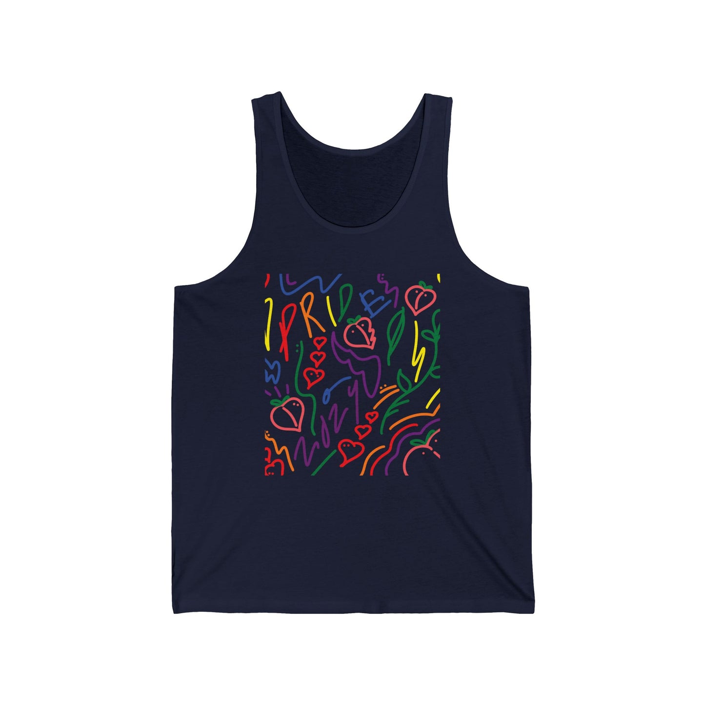 Peaches N' Pride Graffiti Tank