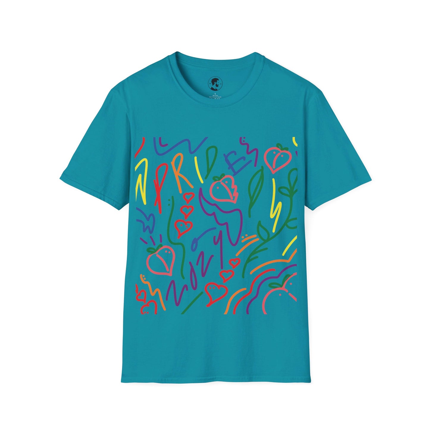Peaches N' Pride Graffiti Tee