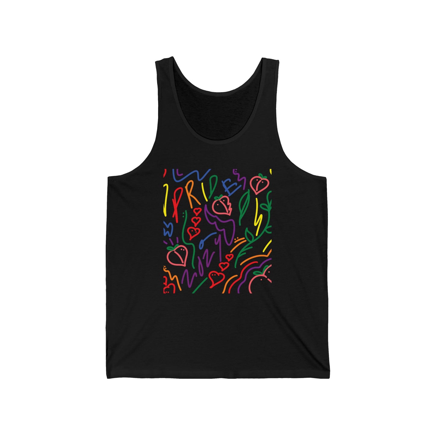 Peaches N' Pride Graffiti Tank