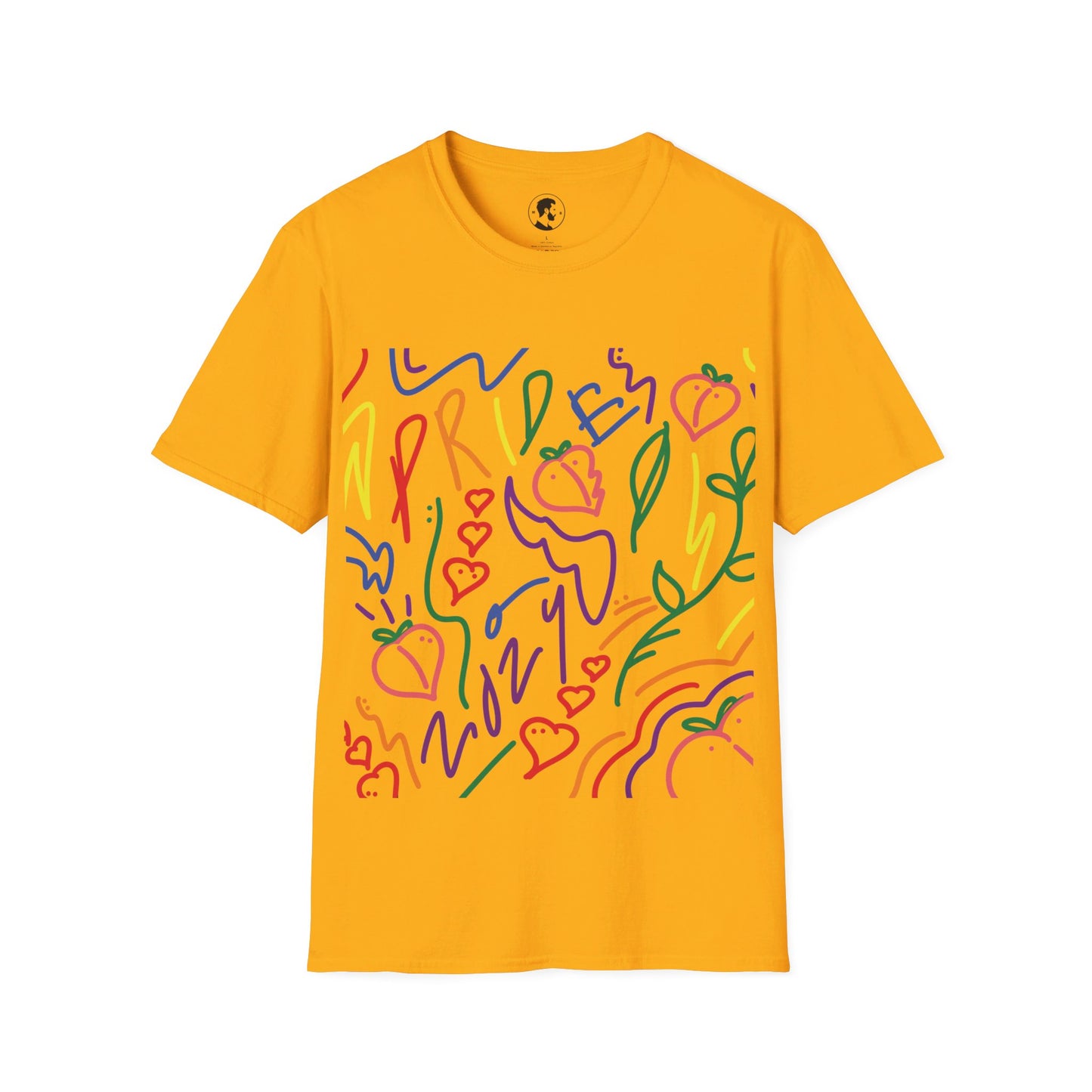 Peaches N' Pride Graffiti Tee