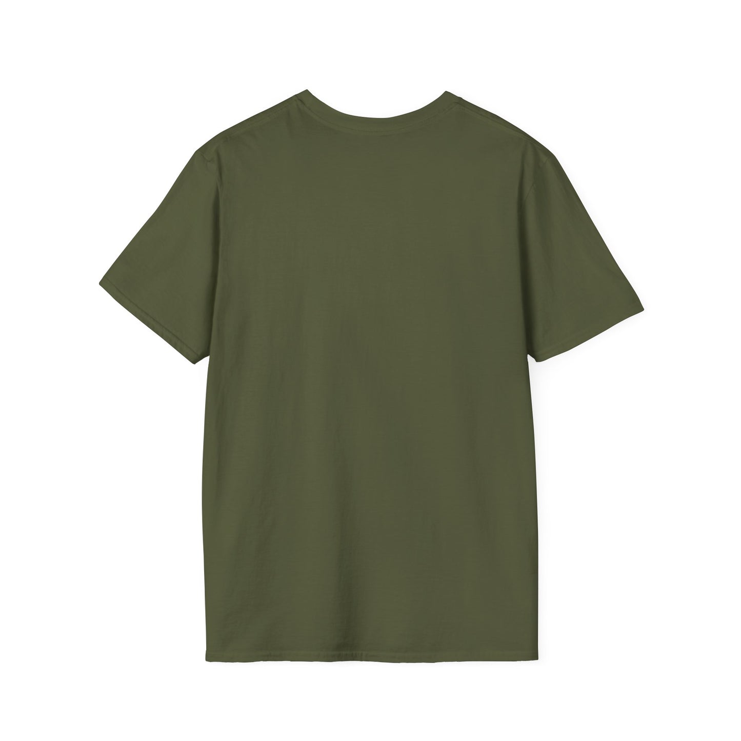 The image shows a T-shirt with a graphic of a cactus and the phrase "NOT A HUGGER" repeated around it in a circular formation