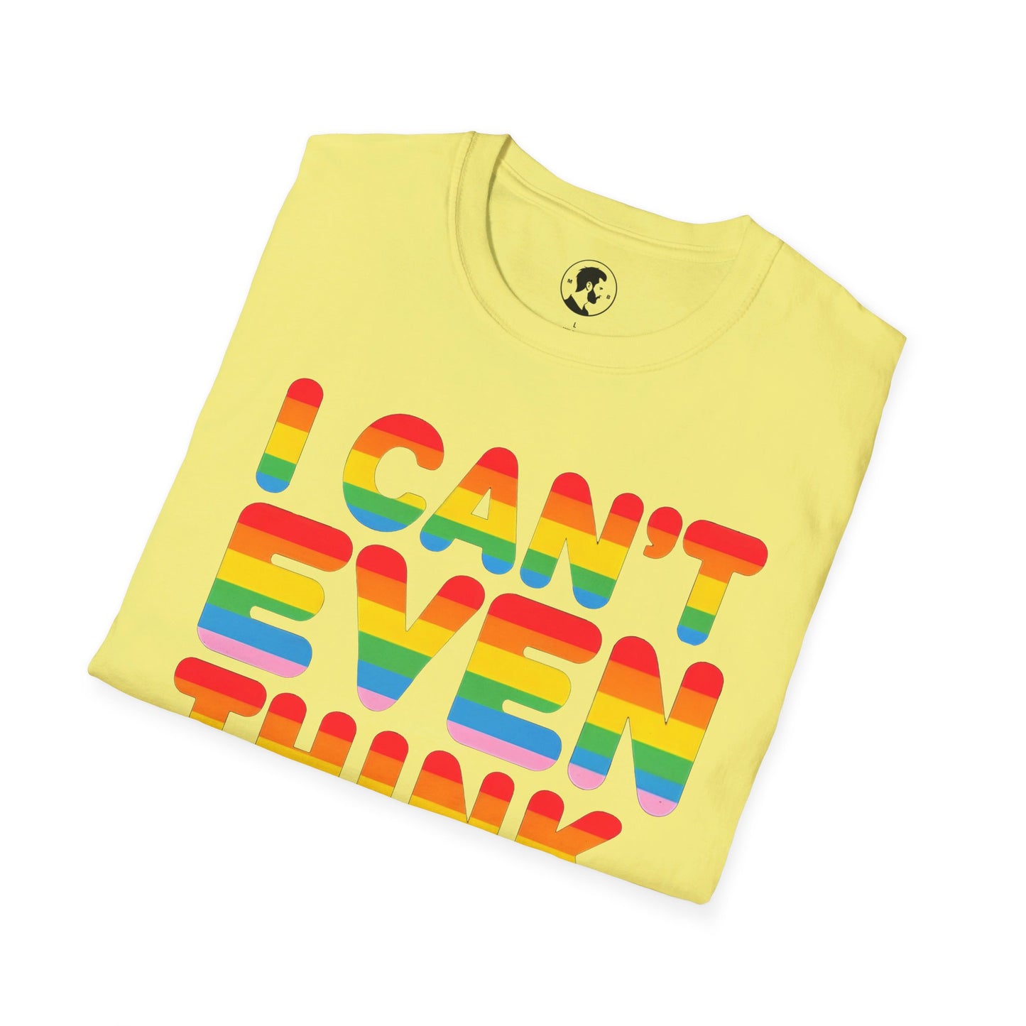 Bold Rainbow Statement for Pride Tee