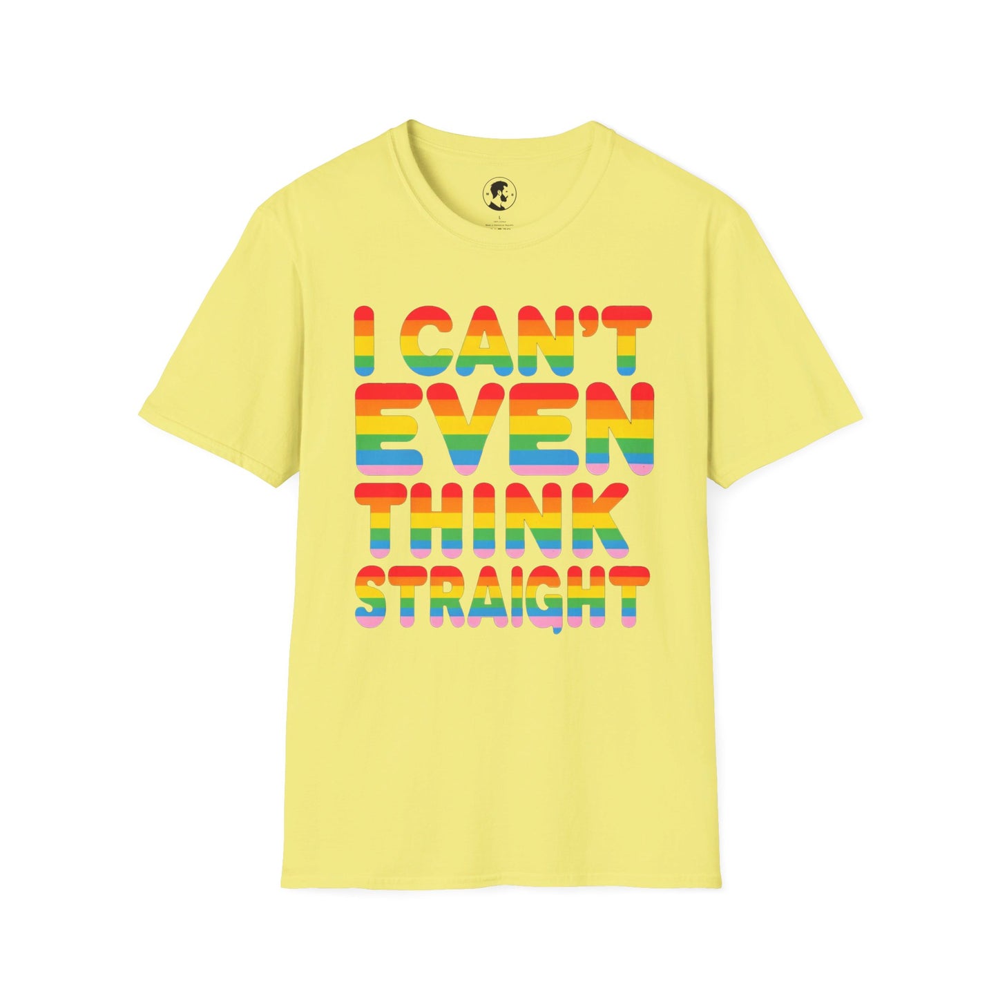 Bold Rainbow Statement for Pride Tee