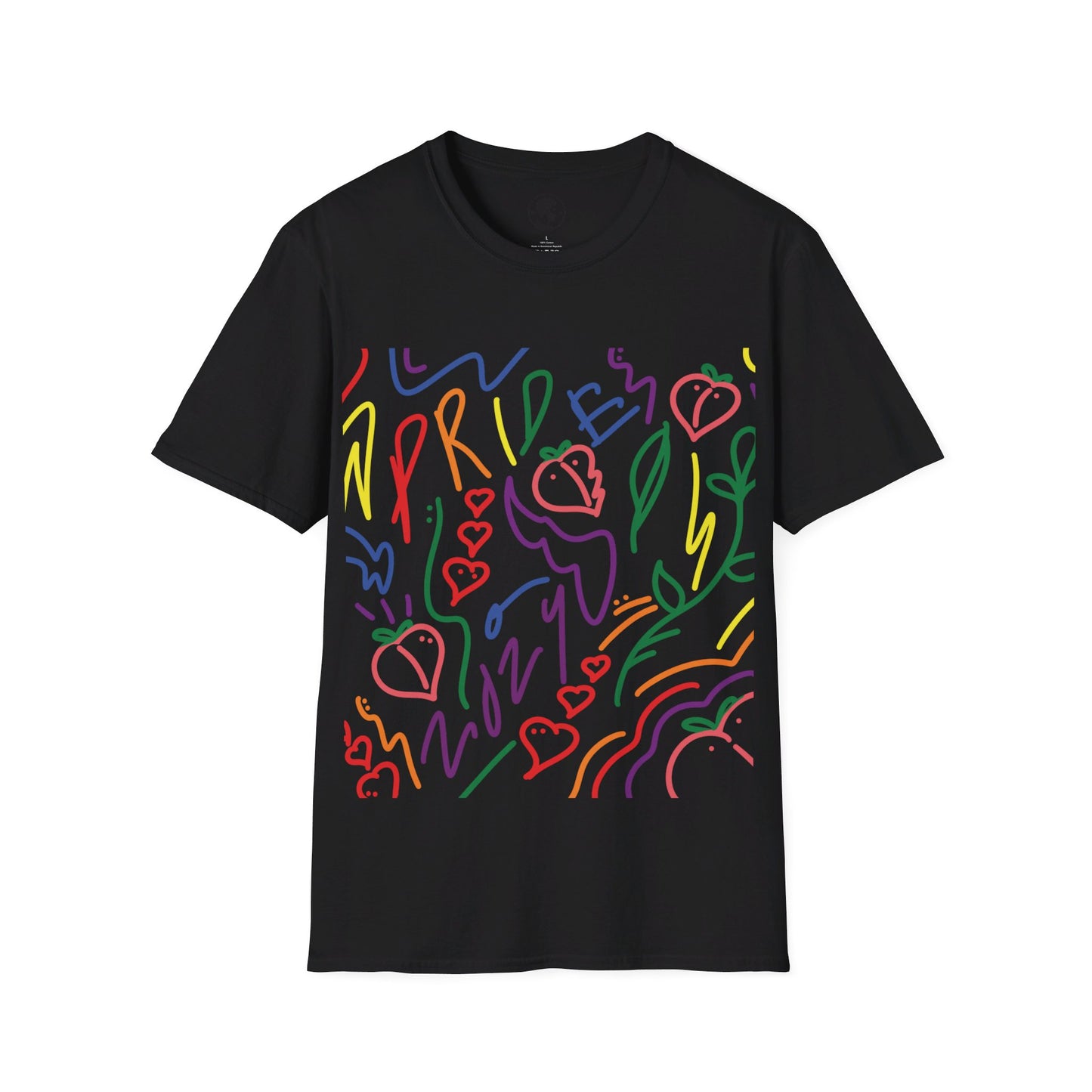 Peaches N' Pride Graffiti Tee