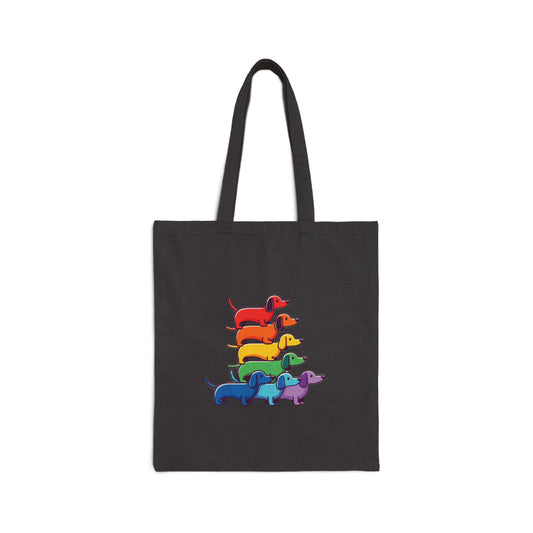 Rainbow Dachshund Pride Tote