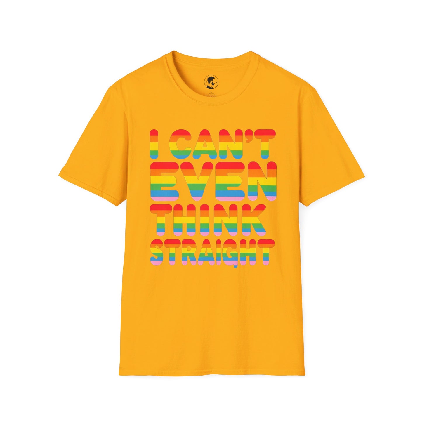 Bold Rainbow Statement for Pride Tee