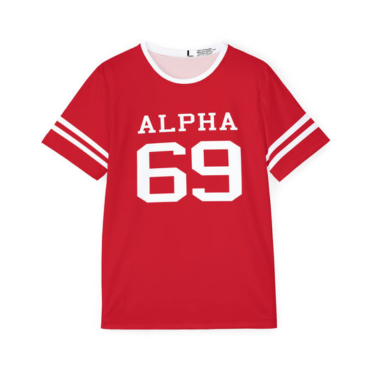 Sports Jersey 69 - Alpha - Dark Red