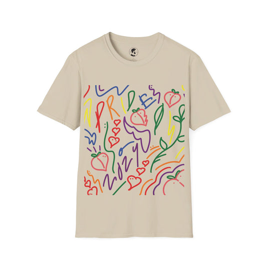 Peaches N' Pride Graffiti Tee