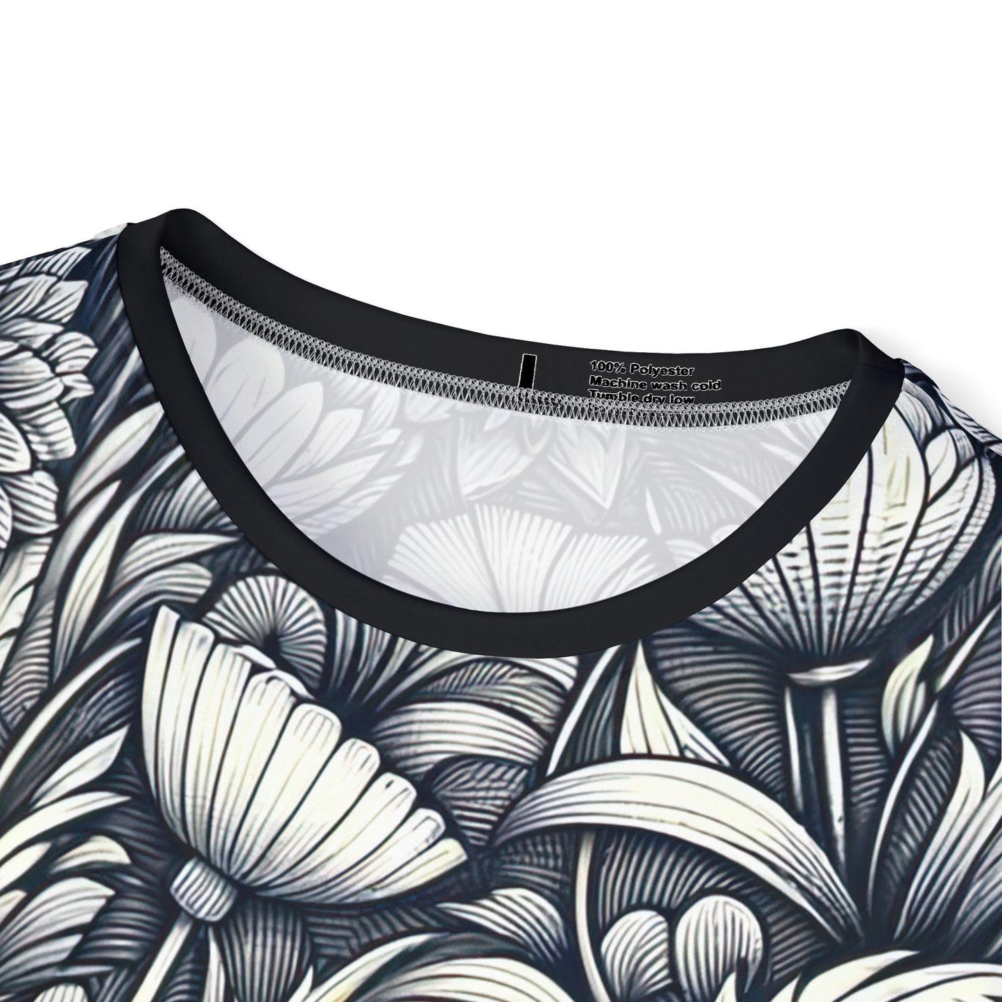 Dandelion Black and White Duotone Sport Jersey