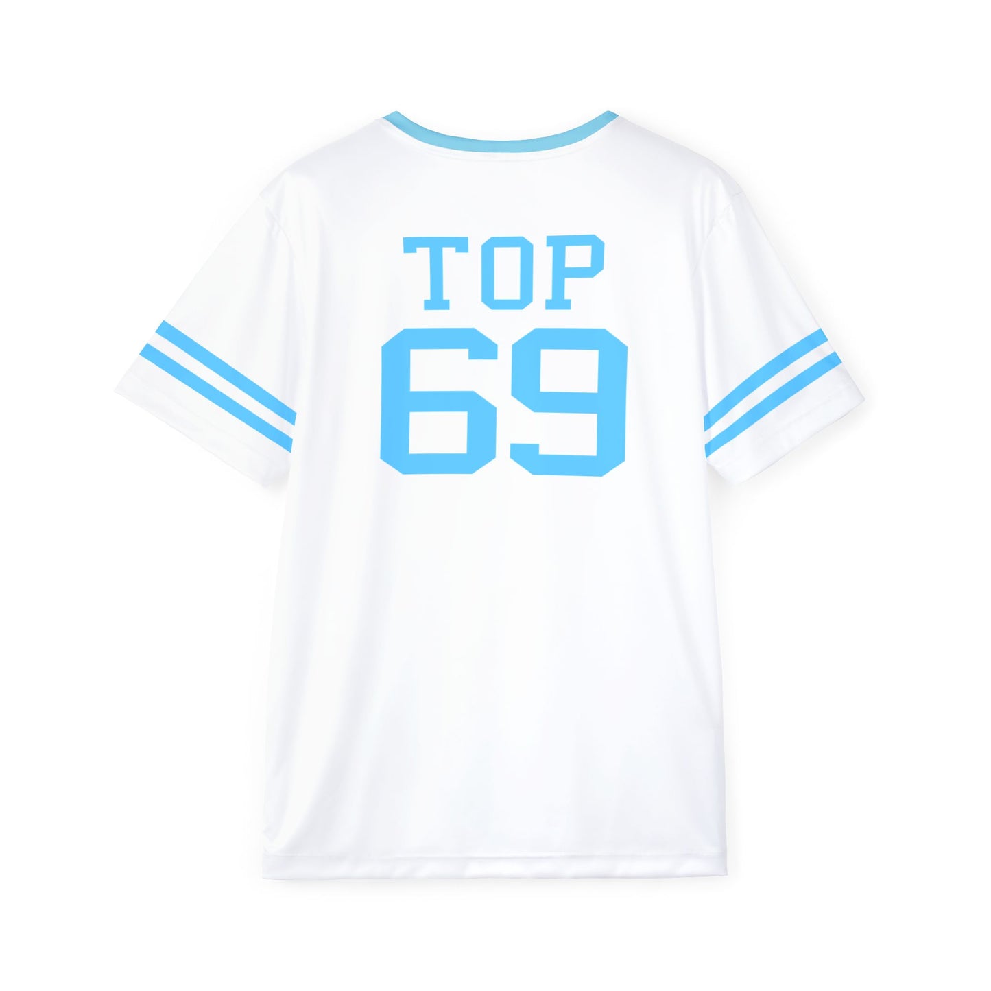 Sports Jersey 69 - Top - Blue on White