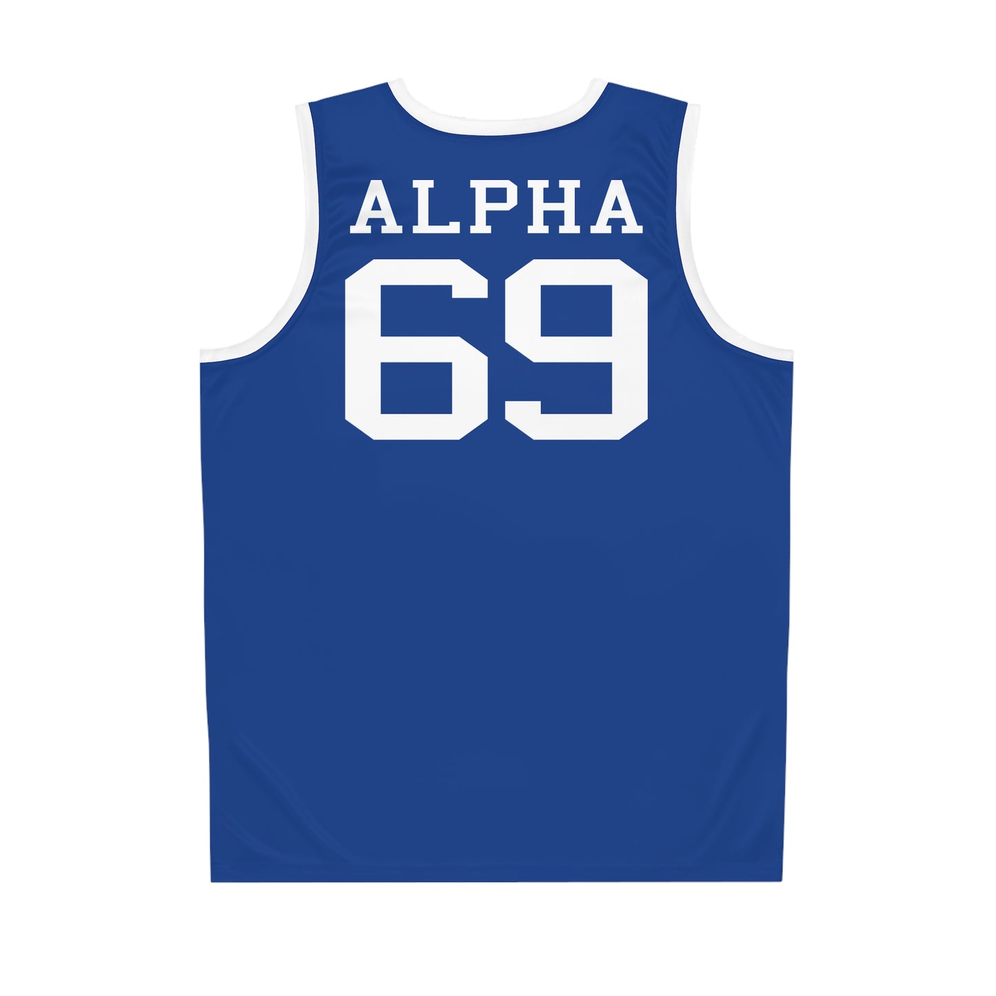 AlphaPro Classic Blue Sleeveless Sports Jersey