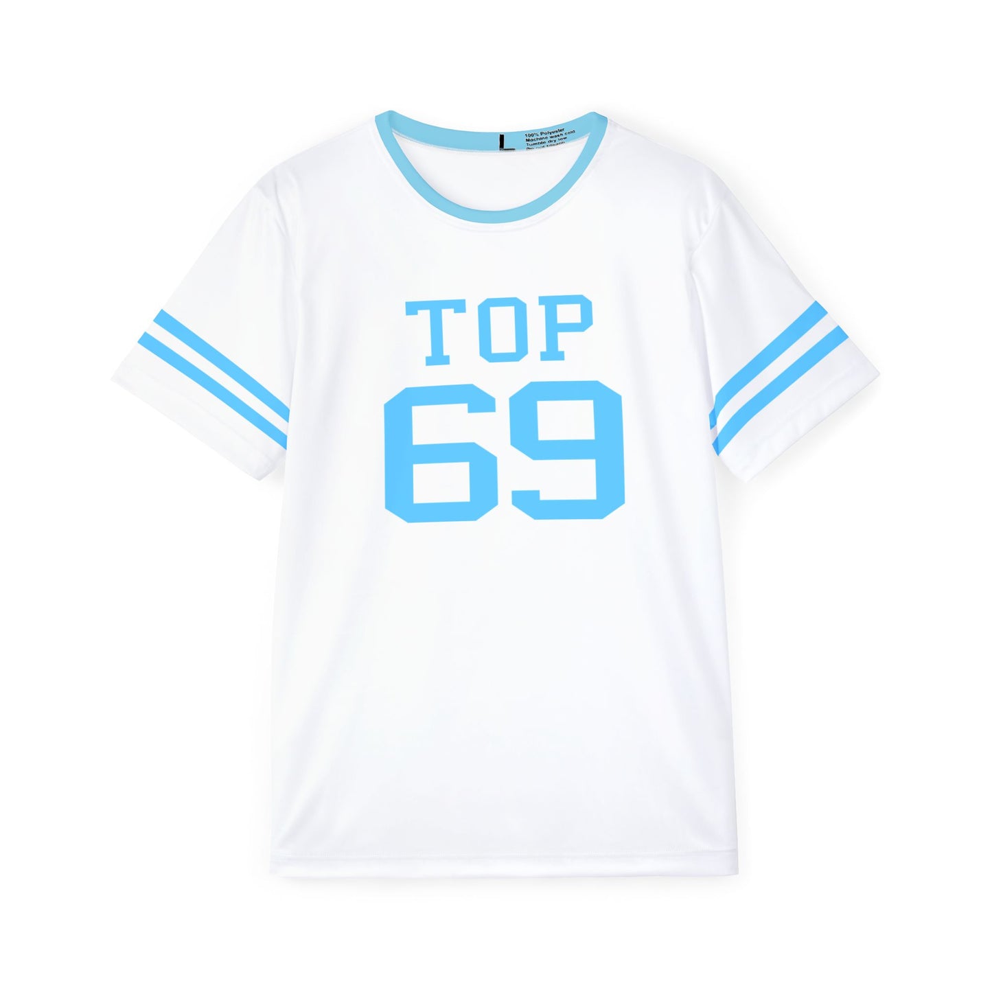 Sports Jersey 69 - Top - Blue on White