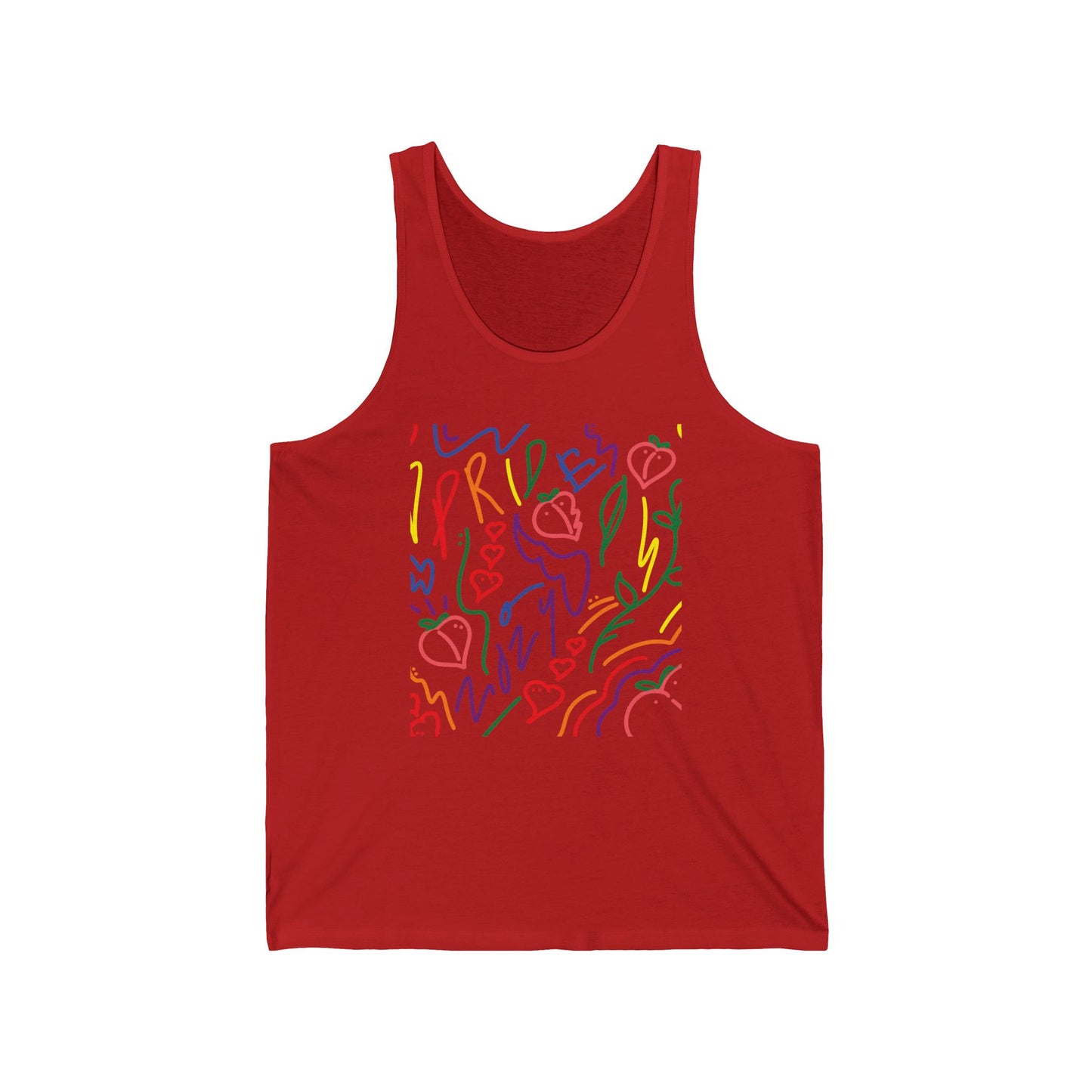 Peaches N' Pride Graffiti Tank