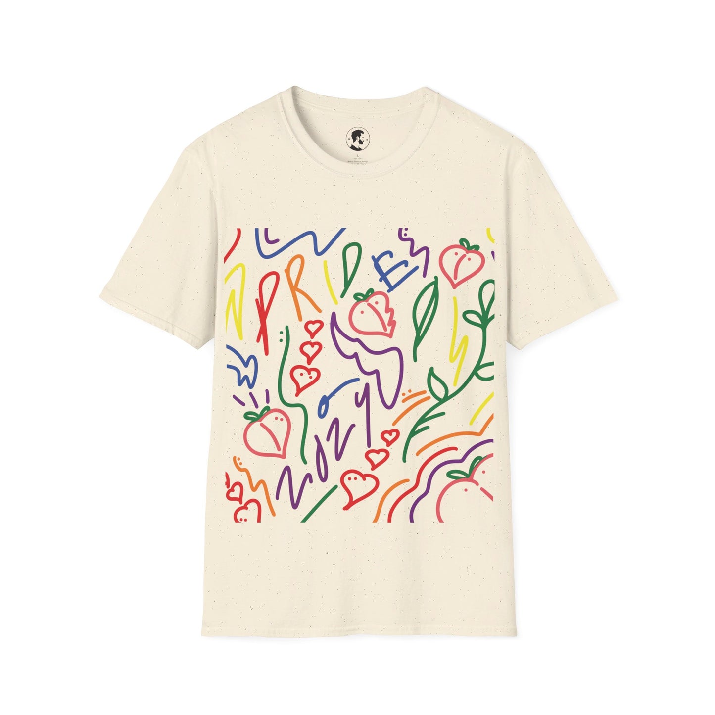 Peaches N' Pride Graffiti Tee