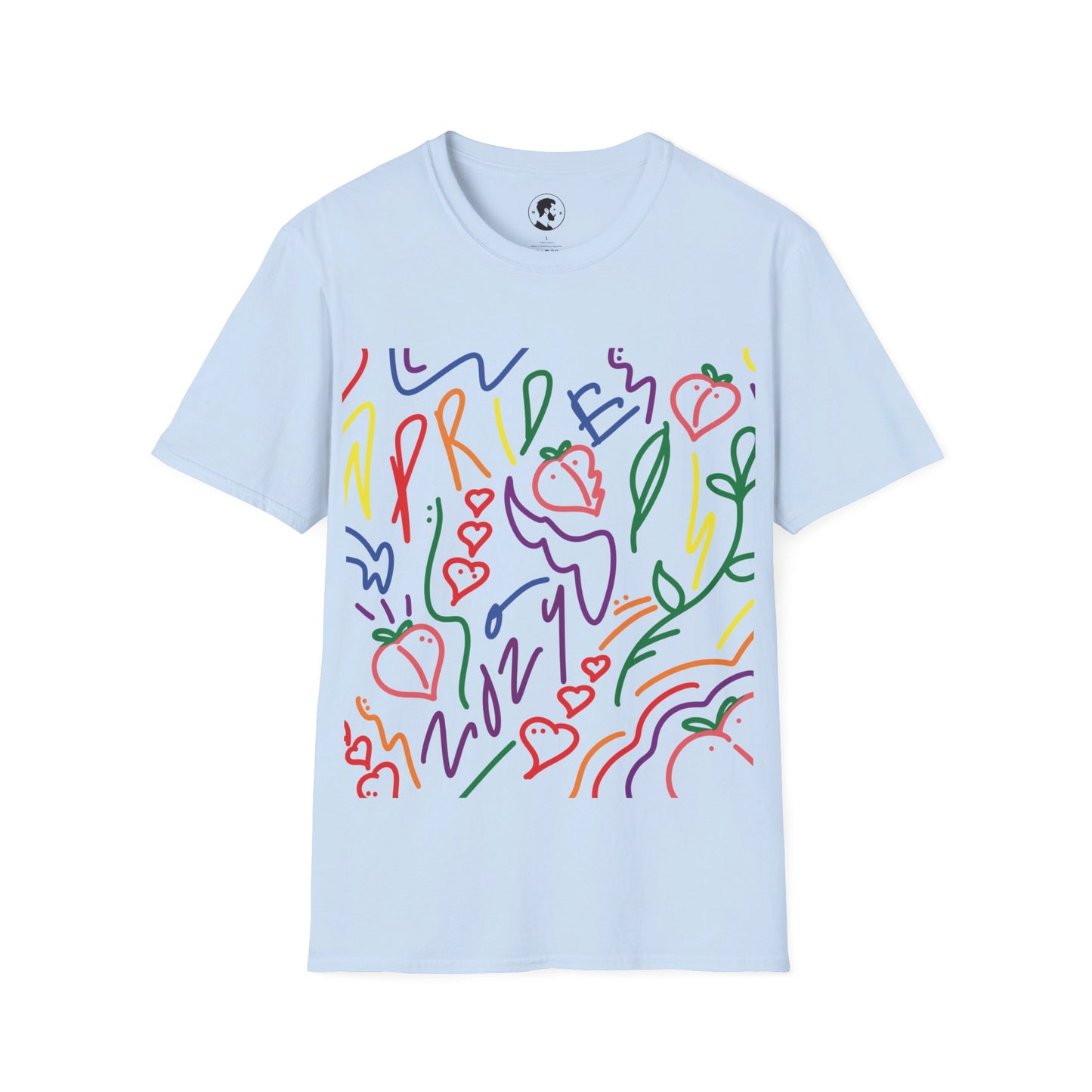 Peaches N' Pride Graffiti Tee