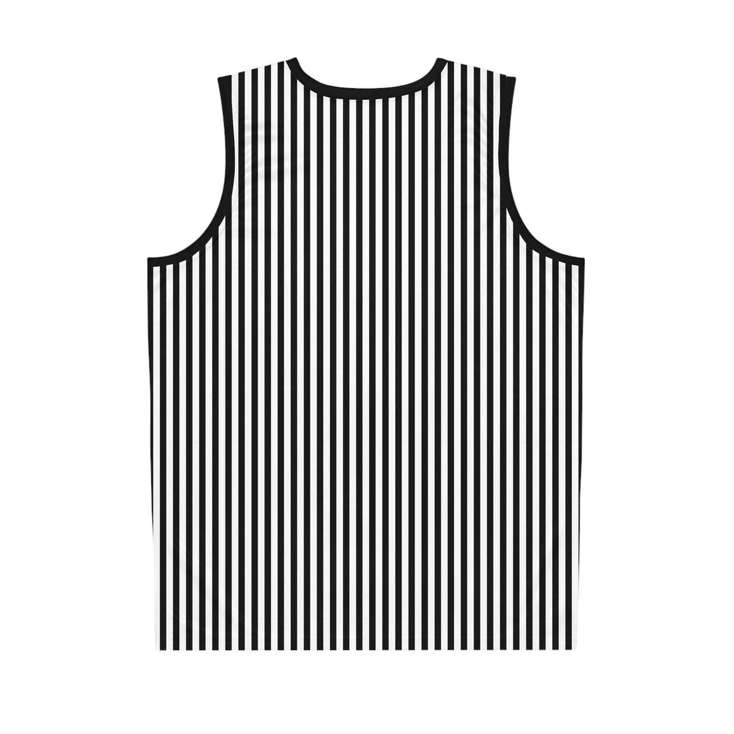 Ref-Style Striped Gym Jersey