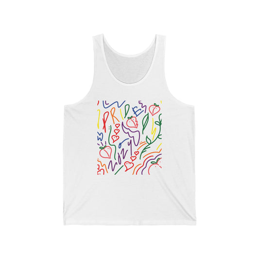 Peaches N' Pride Graffiti Tank