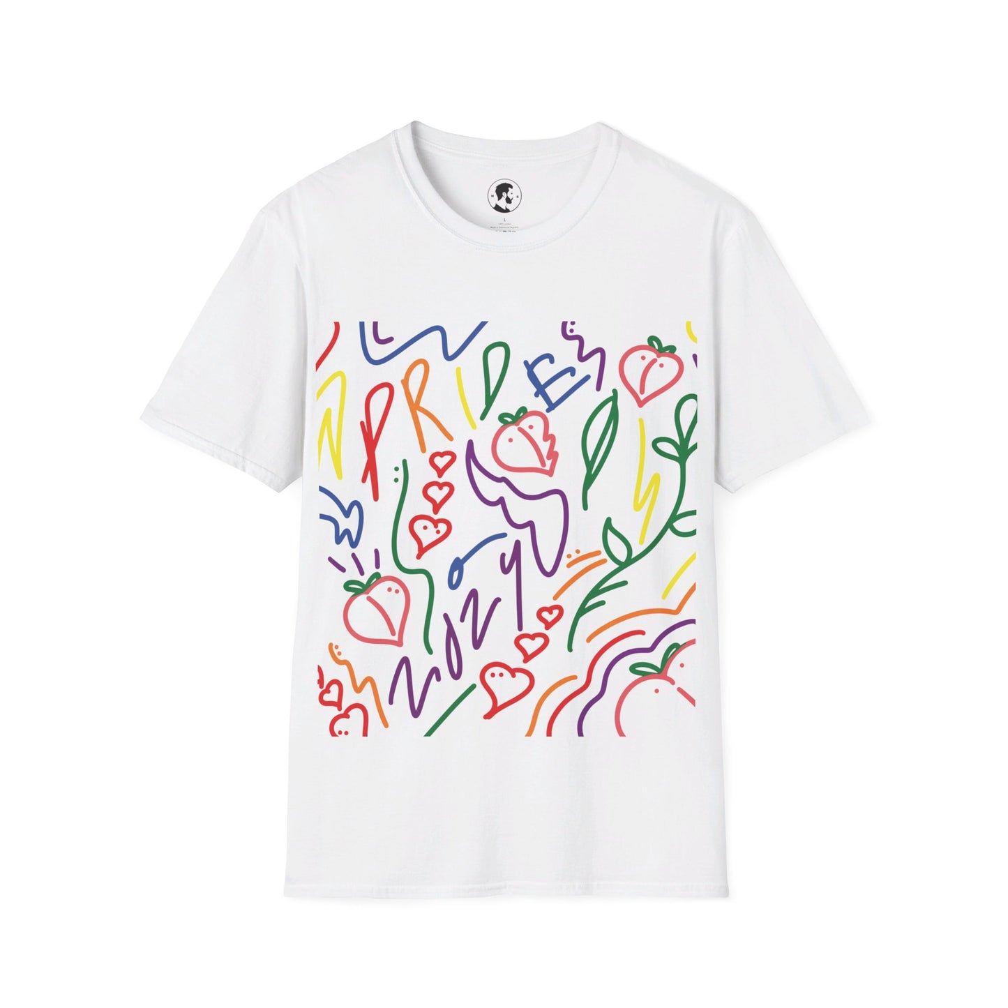 Peaches N' Pride Graffiti Tee