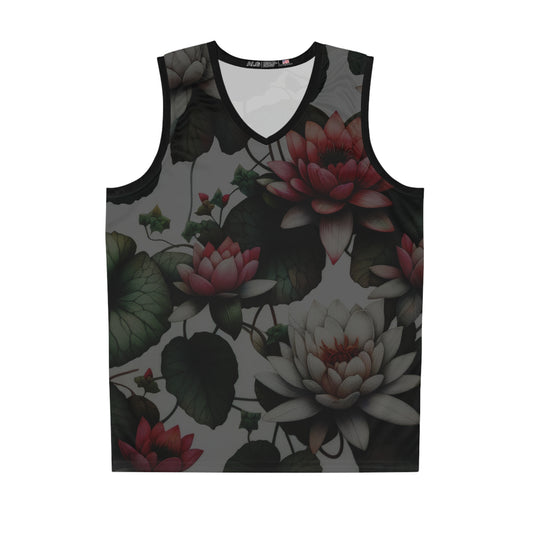 Petal Play Men's Sporty Floral Jersey Tee